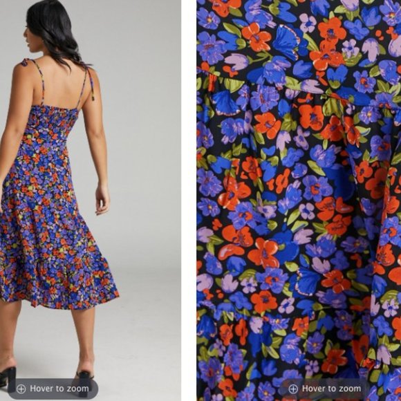 NEW Eithna Ruched Floral Showpo Dress (Size 10) - Picture 4 of 5